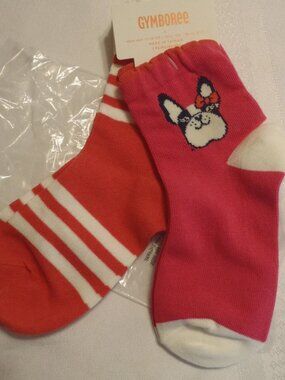 Gymboree Ciao Puppy small socks, Shoe size 11-12 NWT